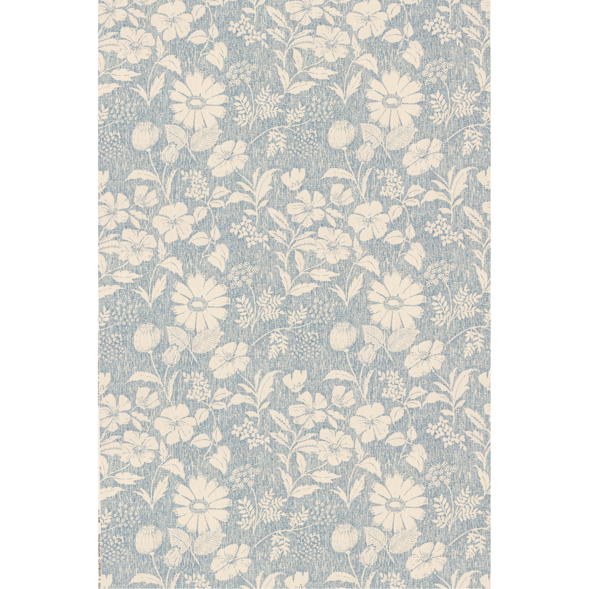 George & Minnie Wild Meadow - Periwinkle - George & Minnie Fabric