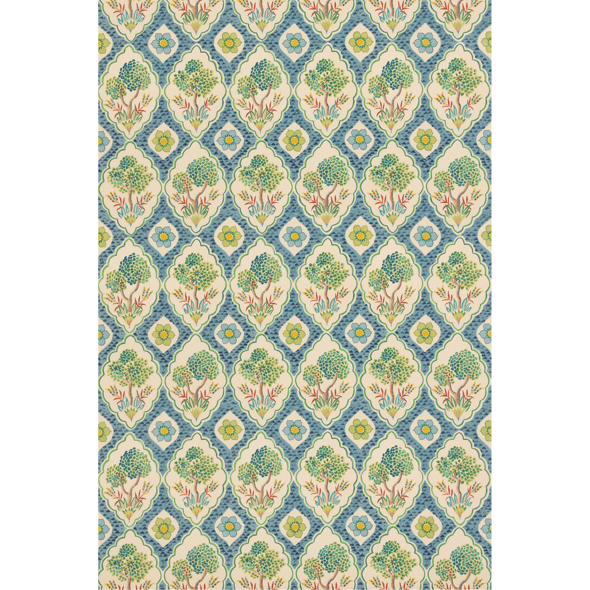 George & Minnie Puzzlewood - Periwinkle - George & Minnie Fabric