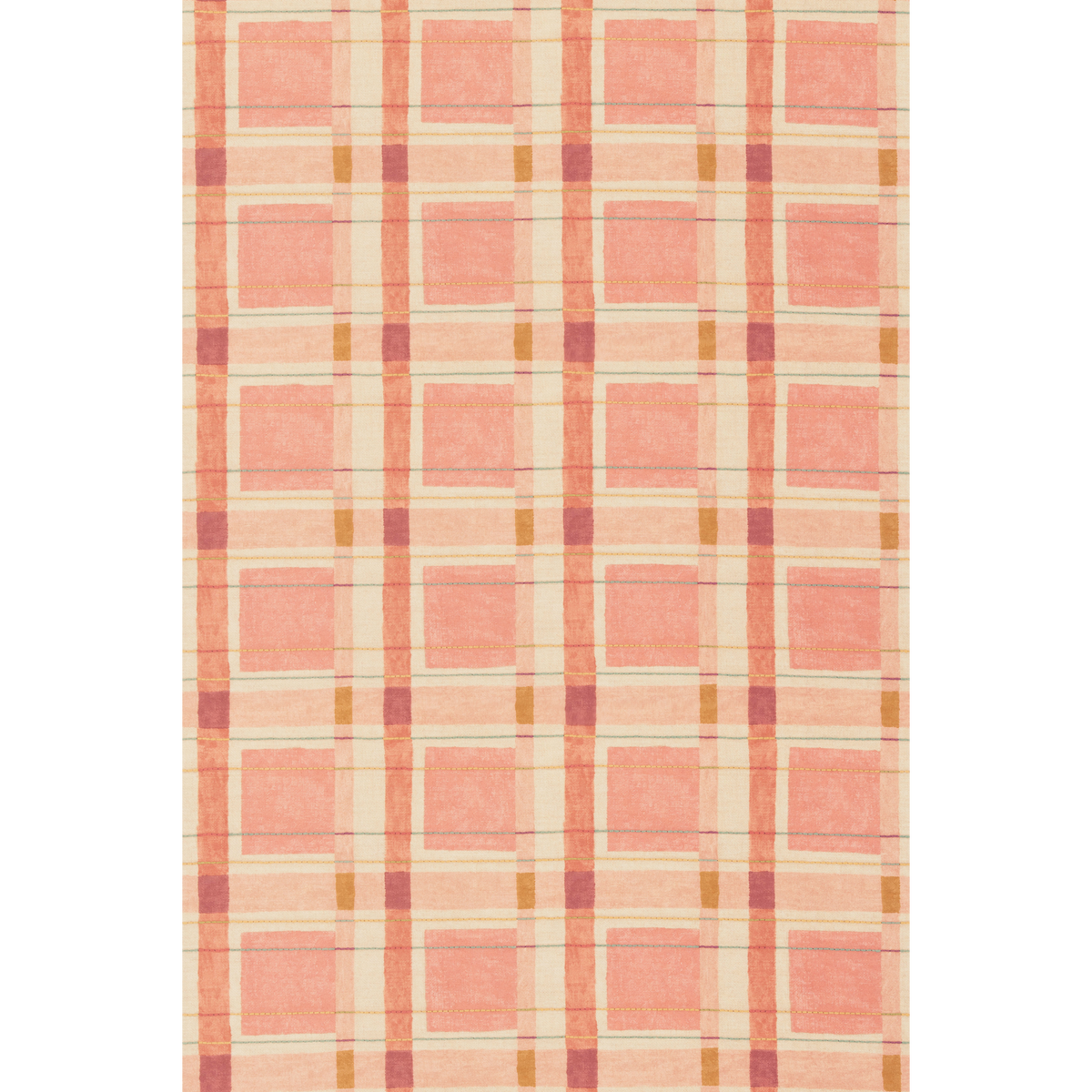 George & Minnie London Check - Blush - George & Minnie Fabric