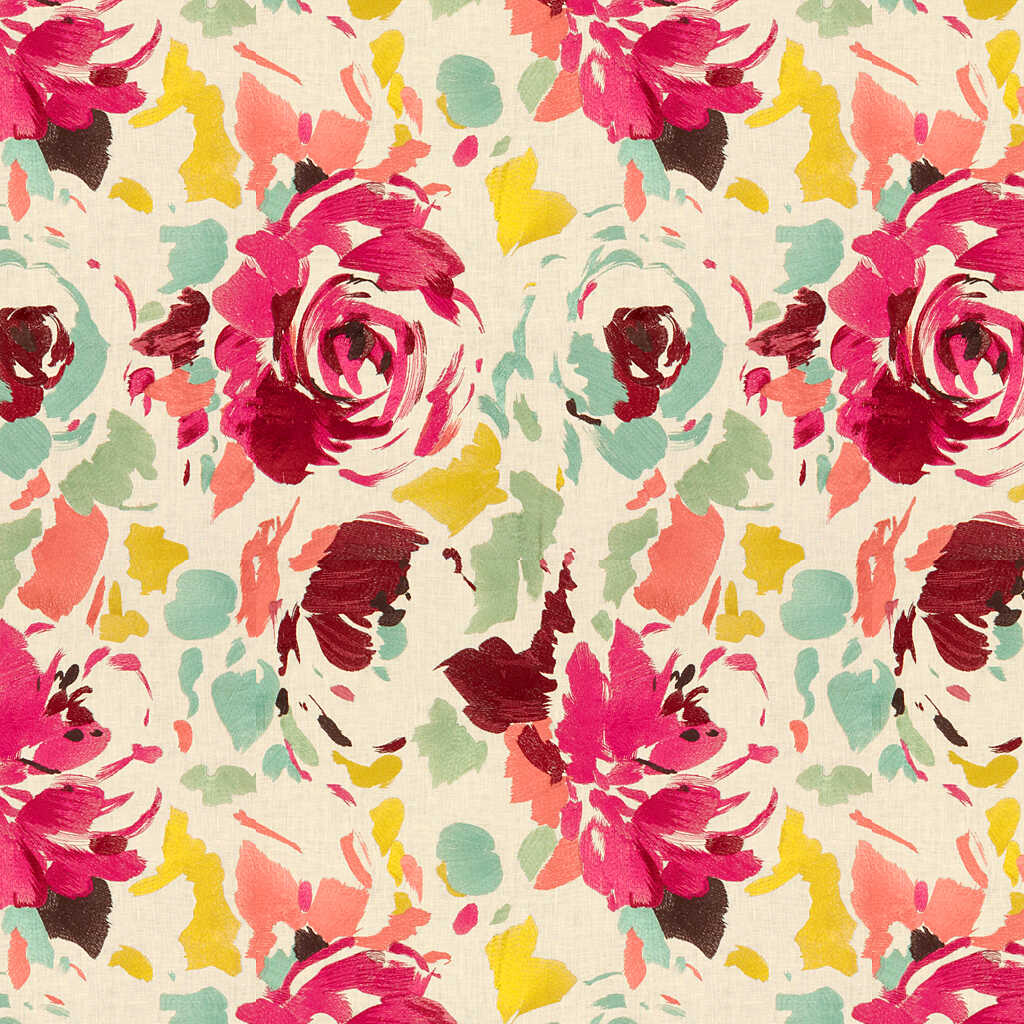 Kalos Emb - Pink/Sage - LEE JOFA MODERN Fabric