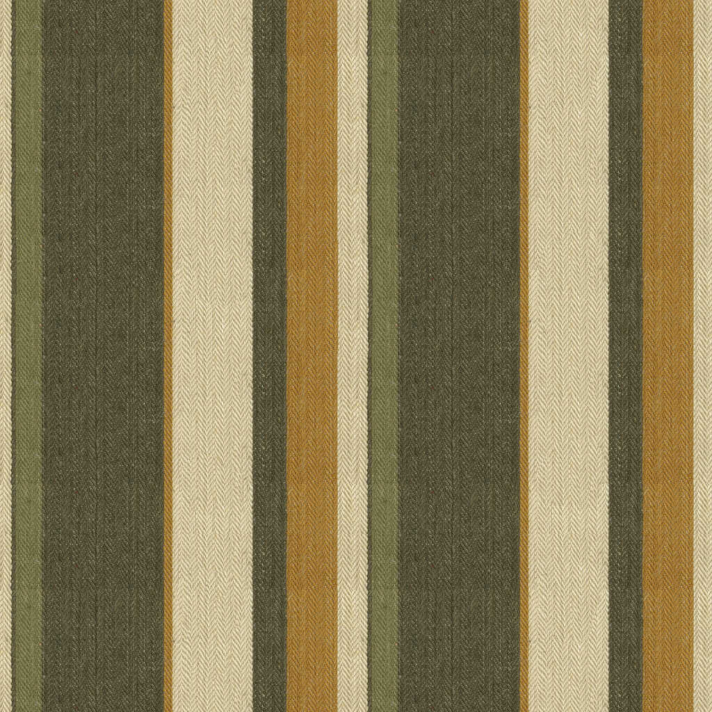 Drummond Stripe - Gold/Sepia - LEE JOFA MODERN Fabric