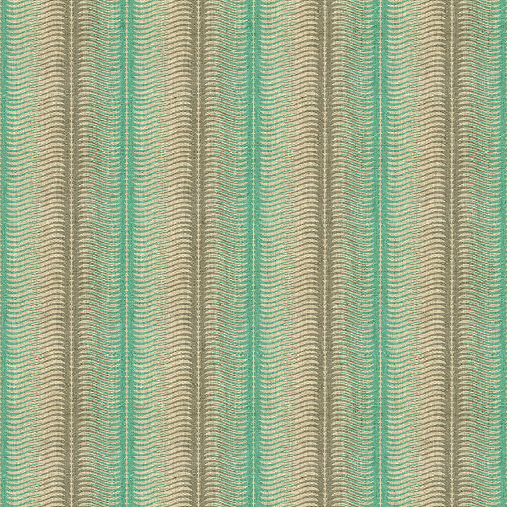 Stripes - Aqua - LEE JOFA MODERN Fabric