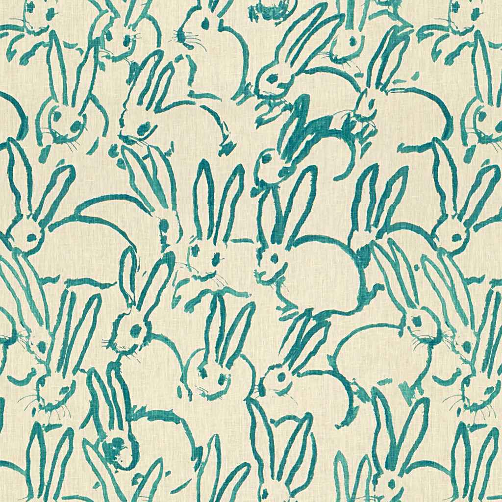 Gwf3523130 Hutch Print Turquoise Lee Jofa Modern Fabric