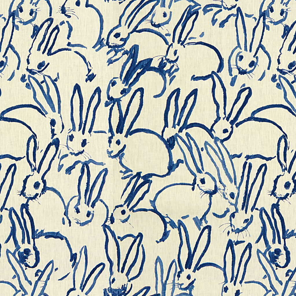 Hutch Print - Navy - LEE JOFA MODERN Fabric