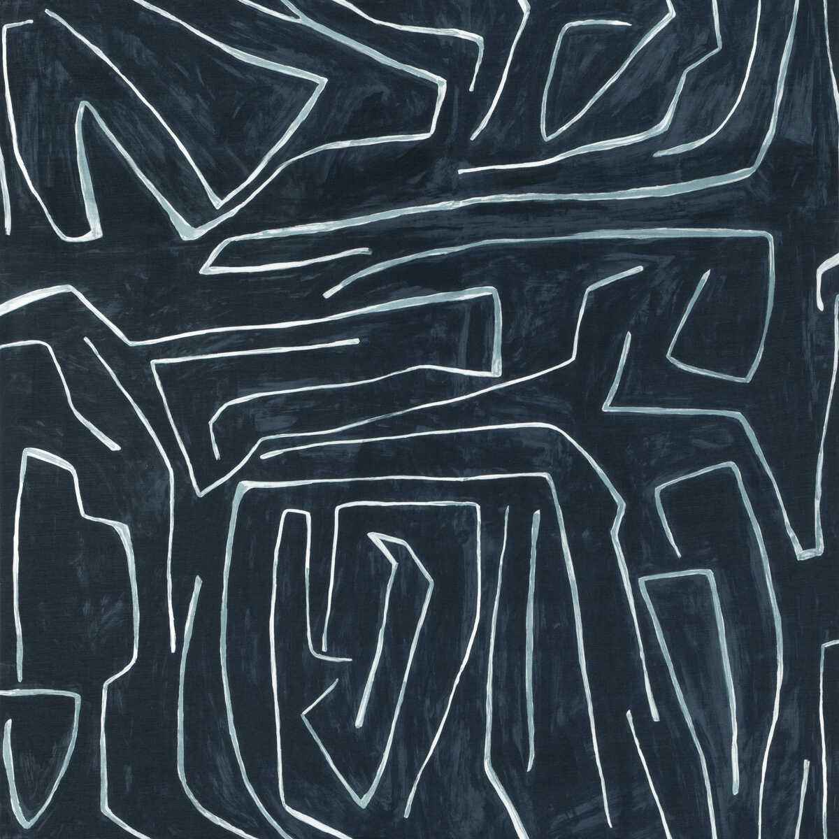 Gwf35305050 Graffito Navy Lee Jofa Modern Fabric