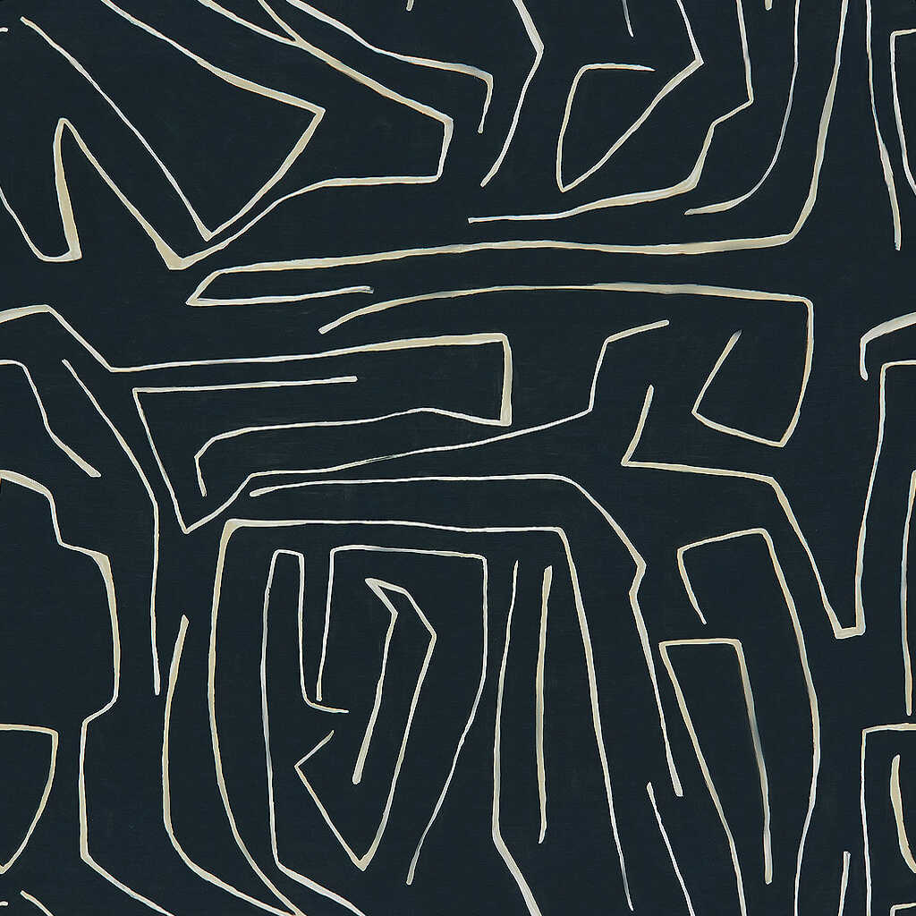 Graffito - Onyx/Beige - LEE JOFA MODERN Fabric
