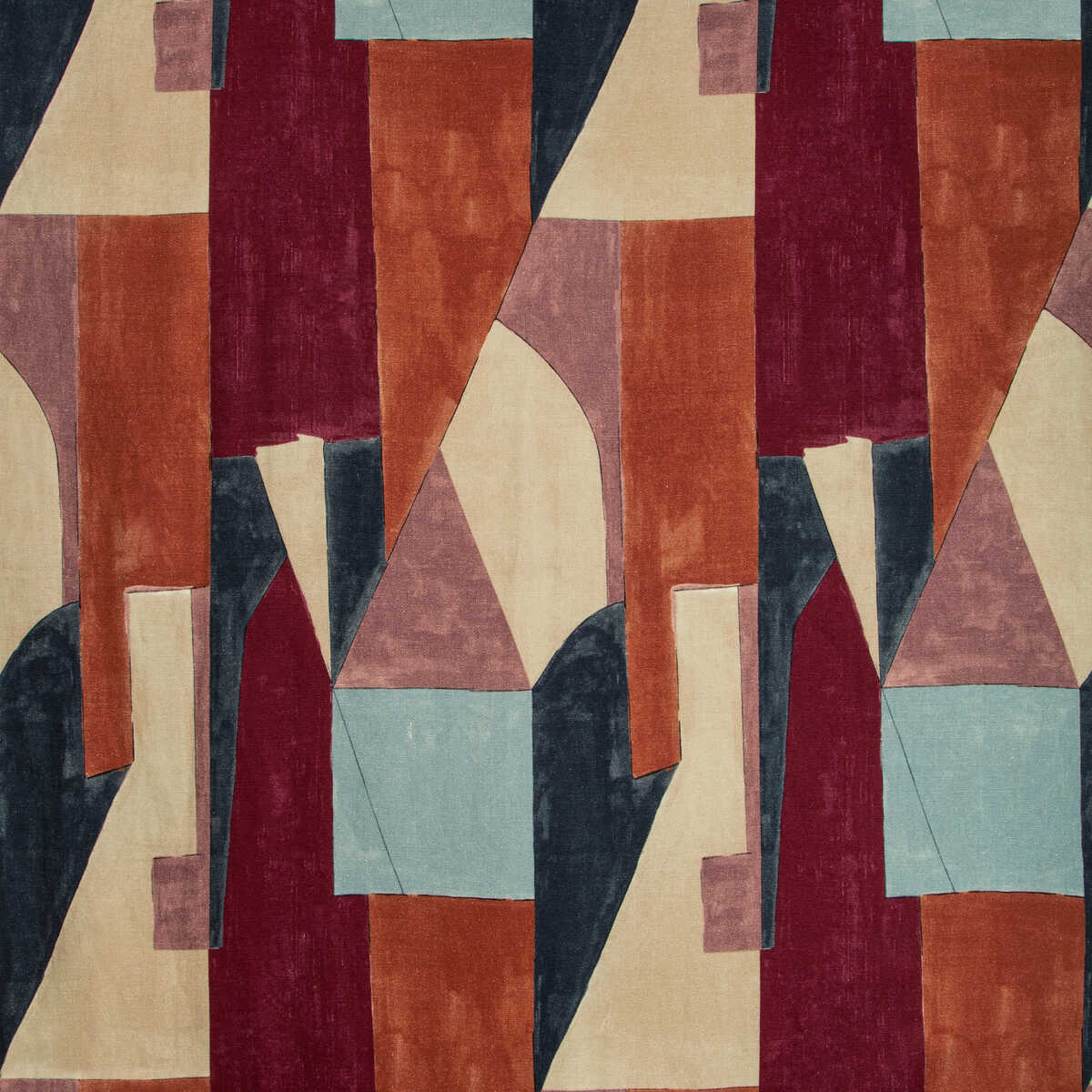 District - Claret - LEE JOFA MODERN Fabric