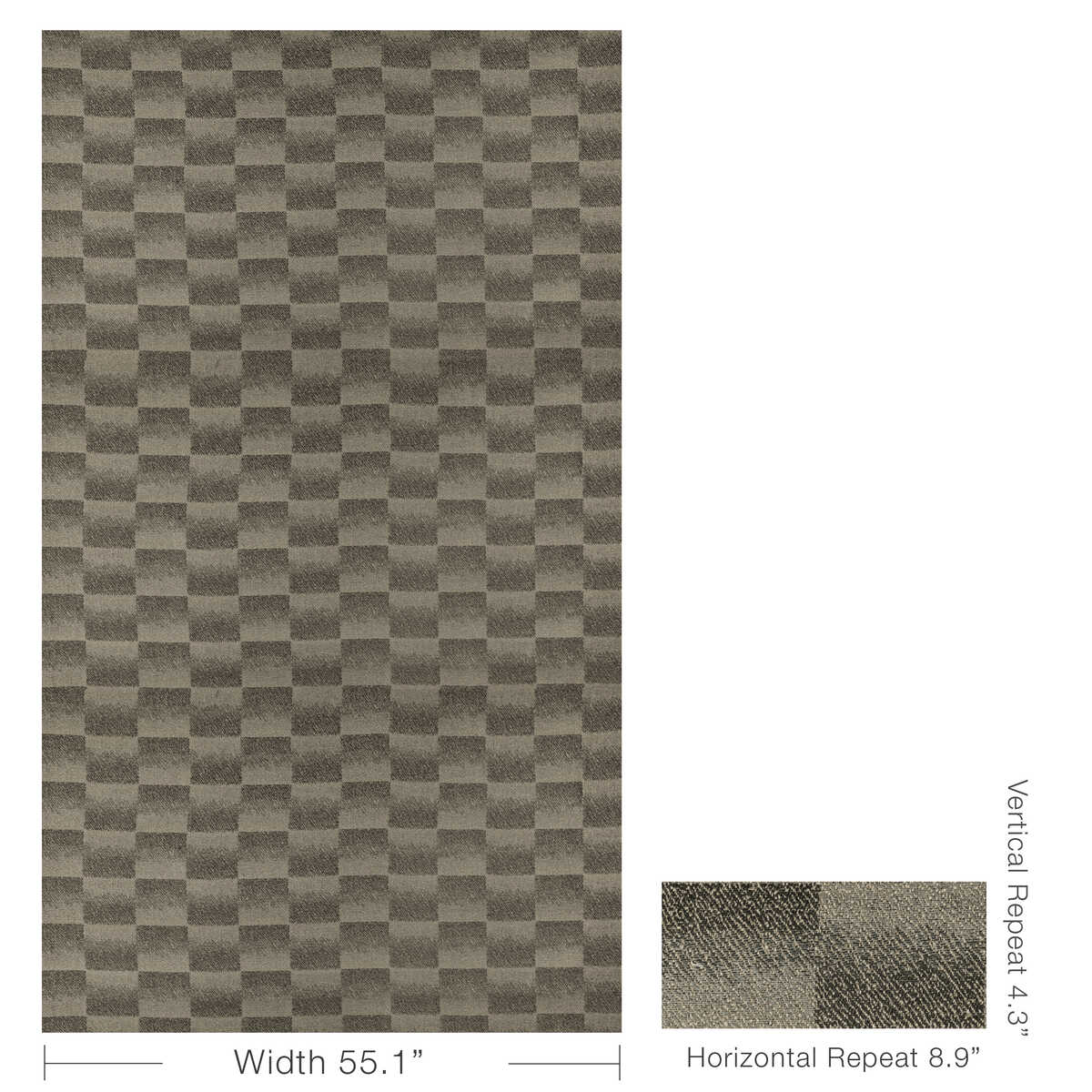 Surge - Charcoal - LEE JOFA MODERN Fabric