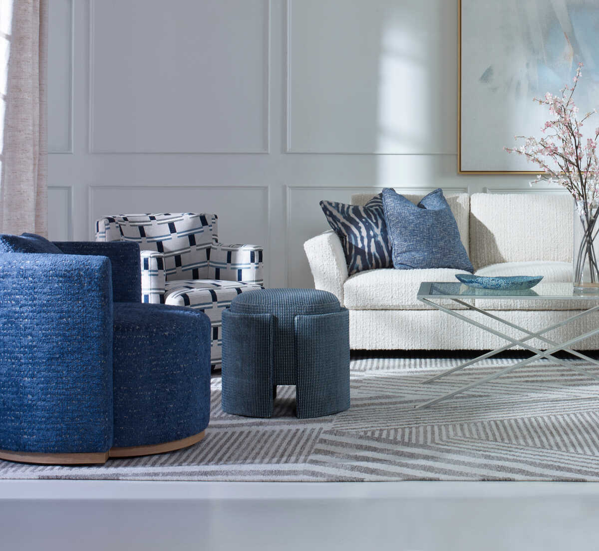 Lune - Salt - LEE JOFA MODERN Fabric