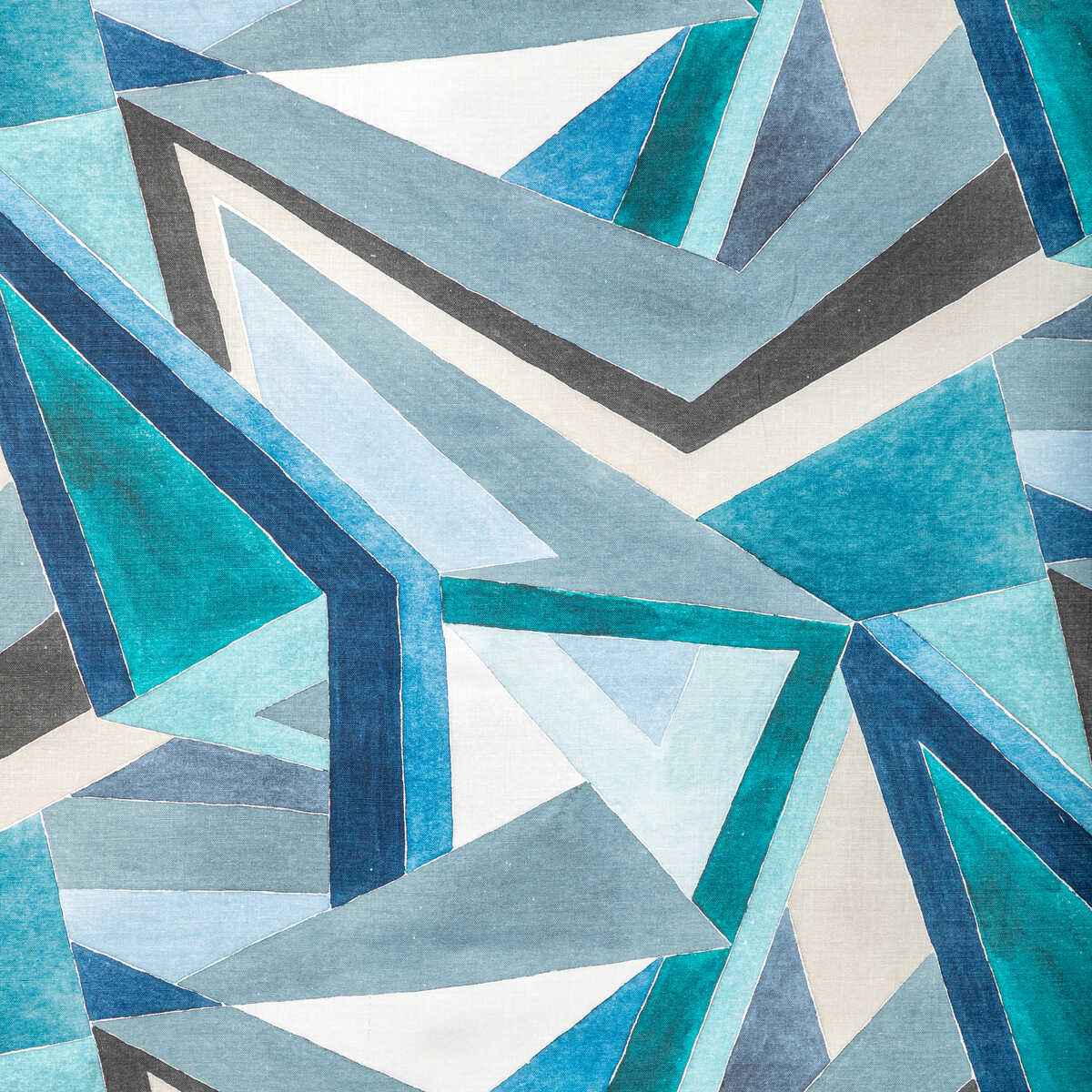 Gwf37723550 Roulade Print Navy Teal Lee Jofa Modern Fabric