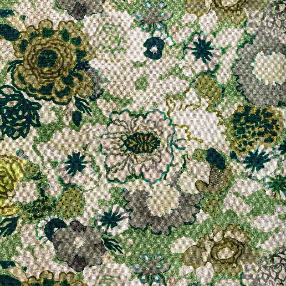 Gwf37743110 Arioso Print Stone Jade Lee Jofa Modern Fabric
