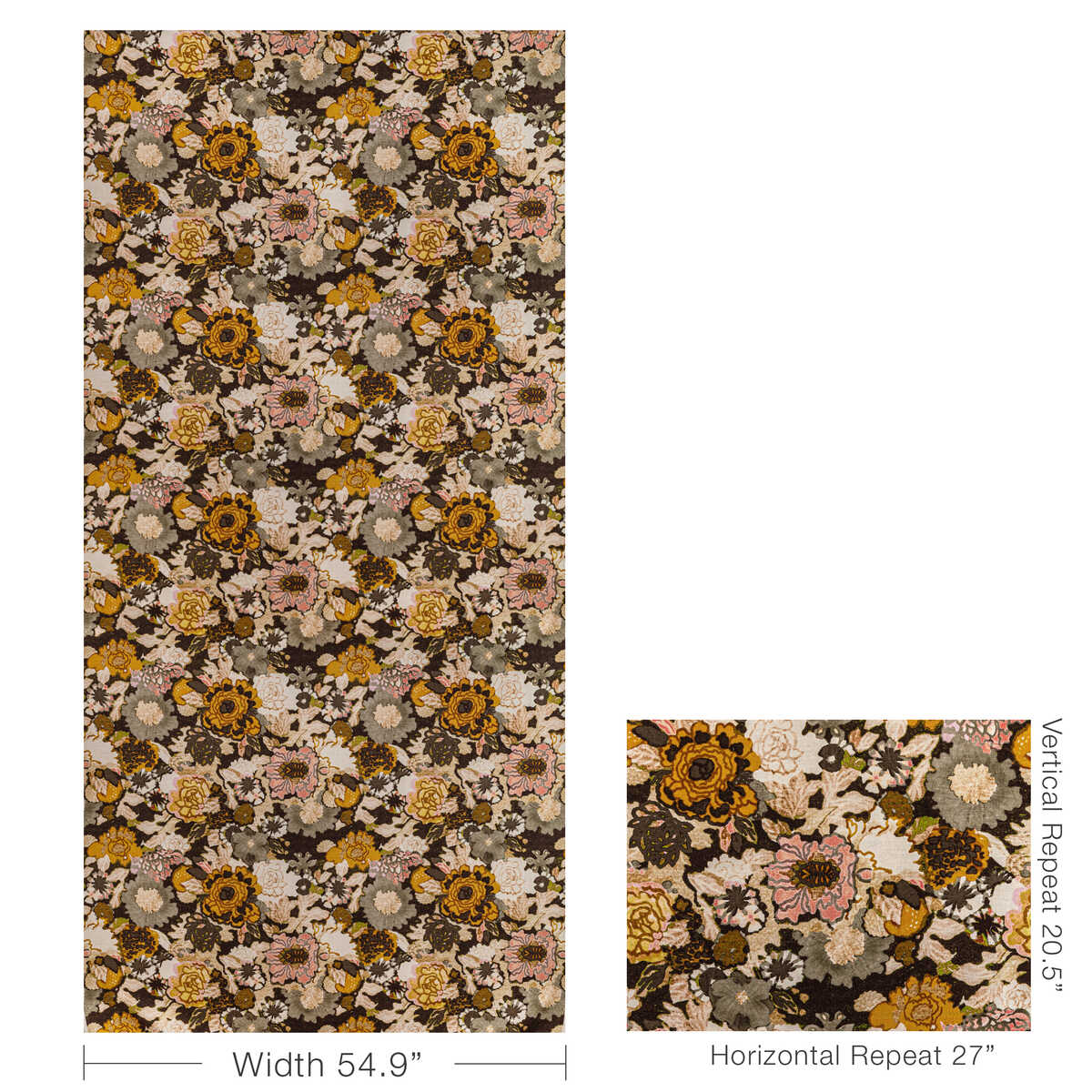 Arioso Print - Petal/Coin - LEE JOFA MODERN Fabric