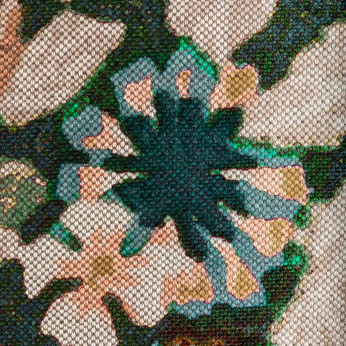 Arioso Print - Sea/Spice - LEE JOFA MODERN Fabric