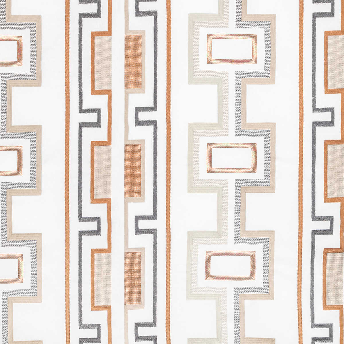 Tritone Embroidery - Copper - LEE JOFA MODERN Fabric