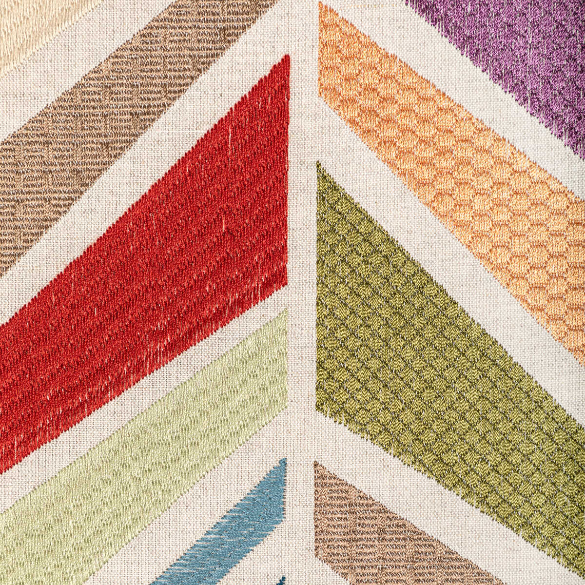 Tala Embroidery - Multi - LEE JOFA MODERN Fabric
