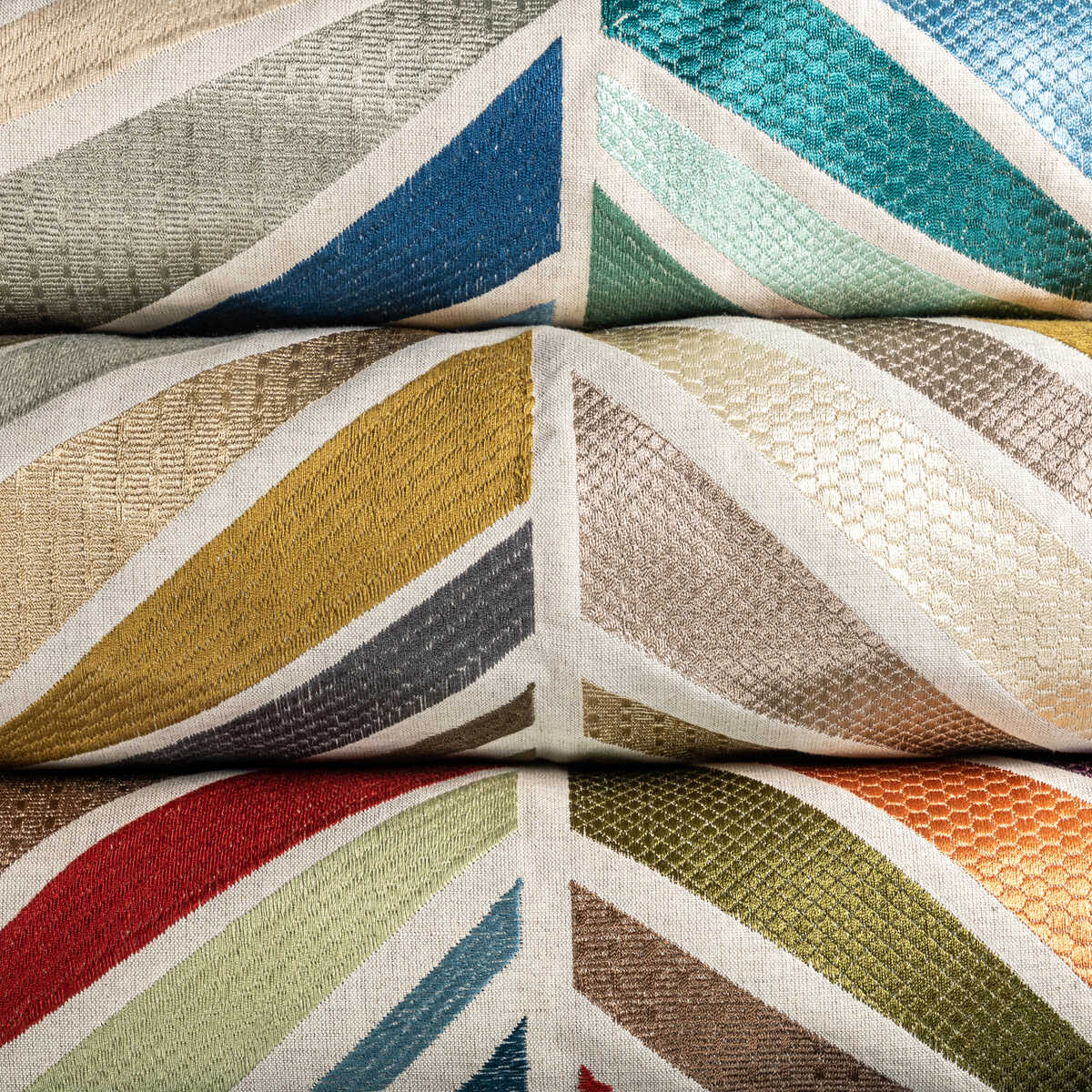 Tala Embroidery - Multi - LEE JOFA MODERN Fabric