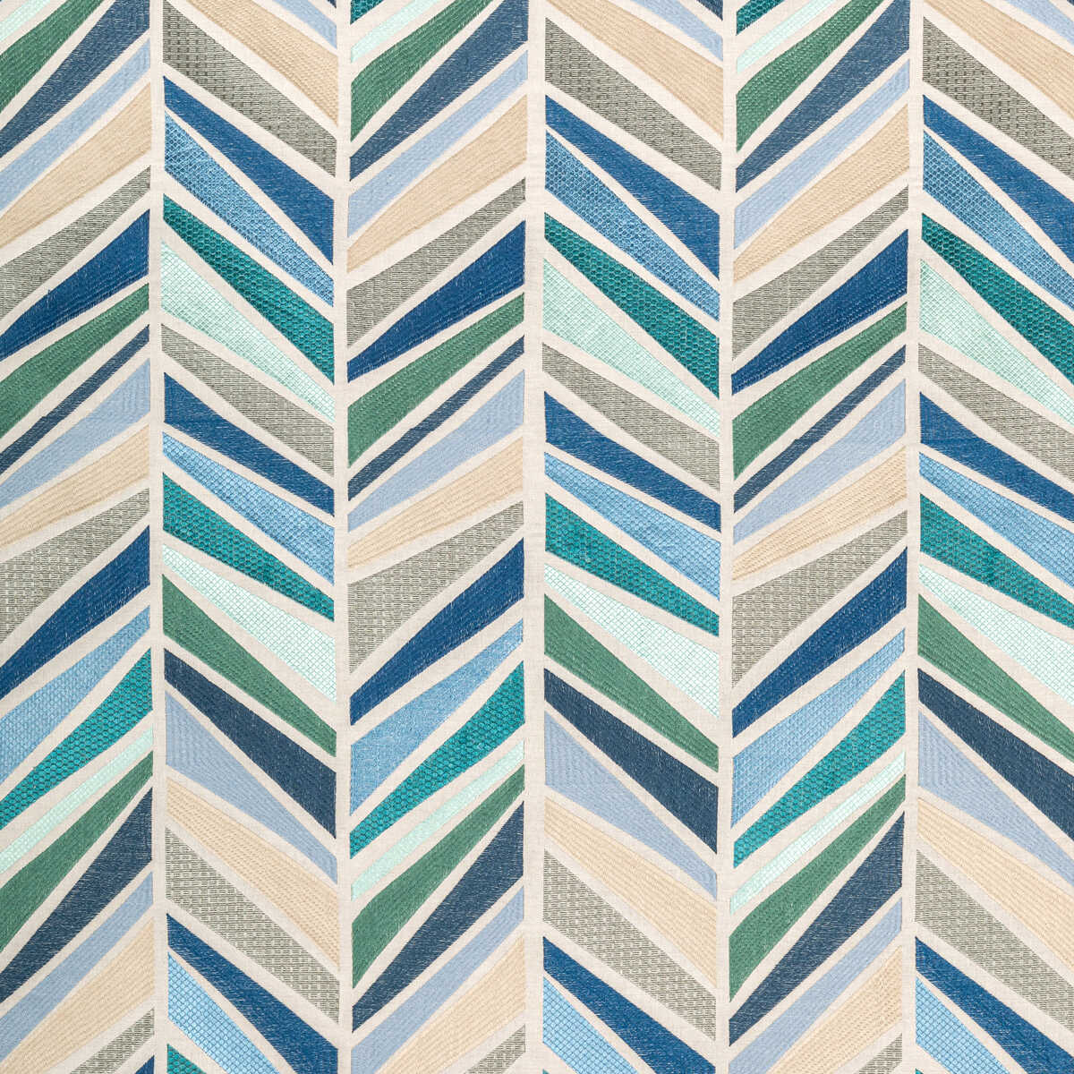 Tala Embroidery - Aegean - LEE JOFA MODERN Fabric