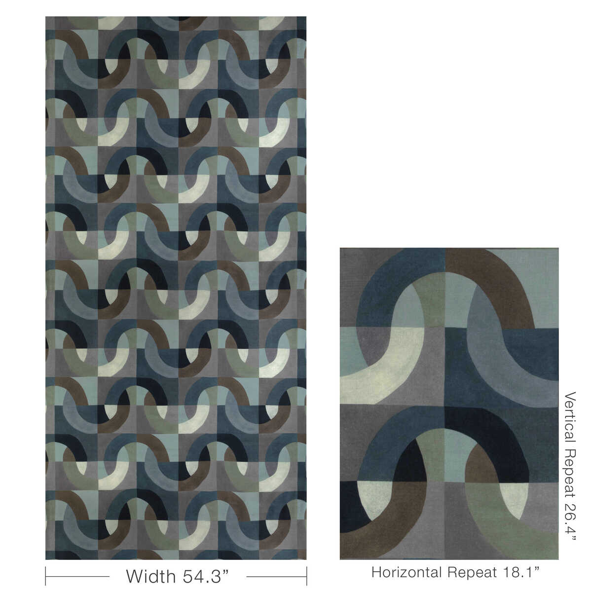 Colonnade - Indigo - LEE JOFA MODERN Fabric