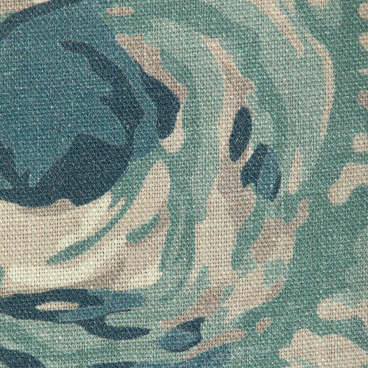 Orchard Print - Aqua/Stone - LEE JOFA MODERN Fabric