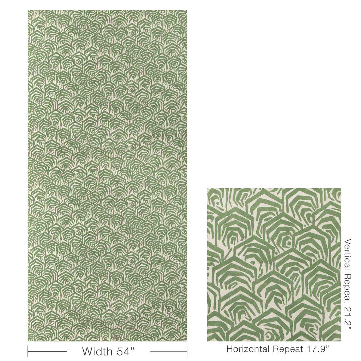 Greene Print - Spruce - LEE JOFA MODERN Fabric
