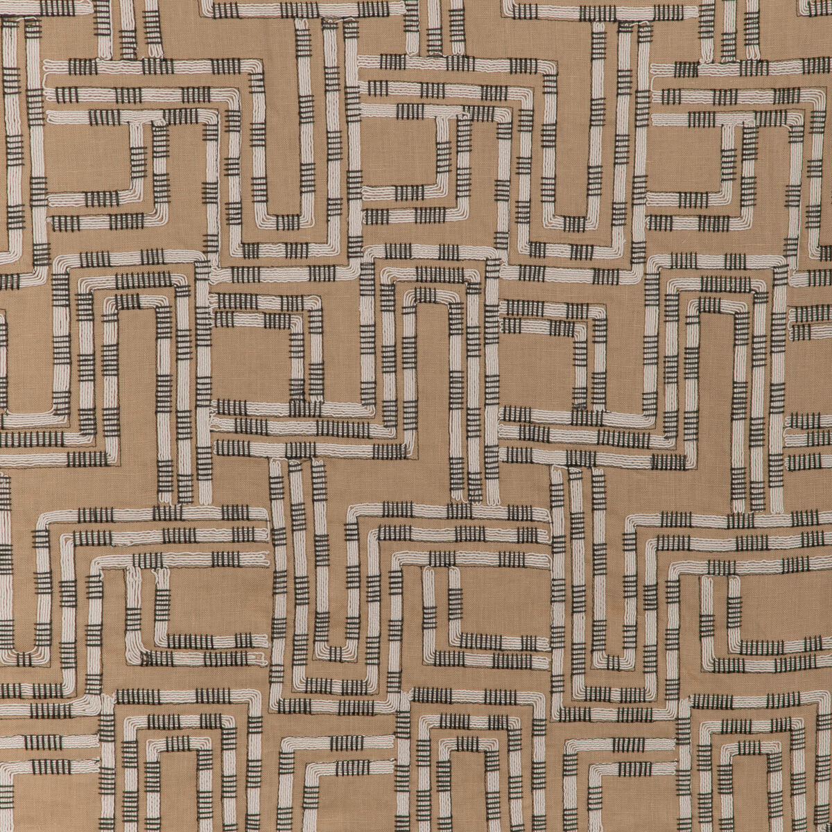 Circuit Emb - Buff - Lee Jofa Modern Fabric