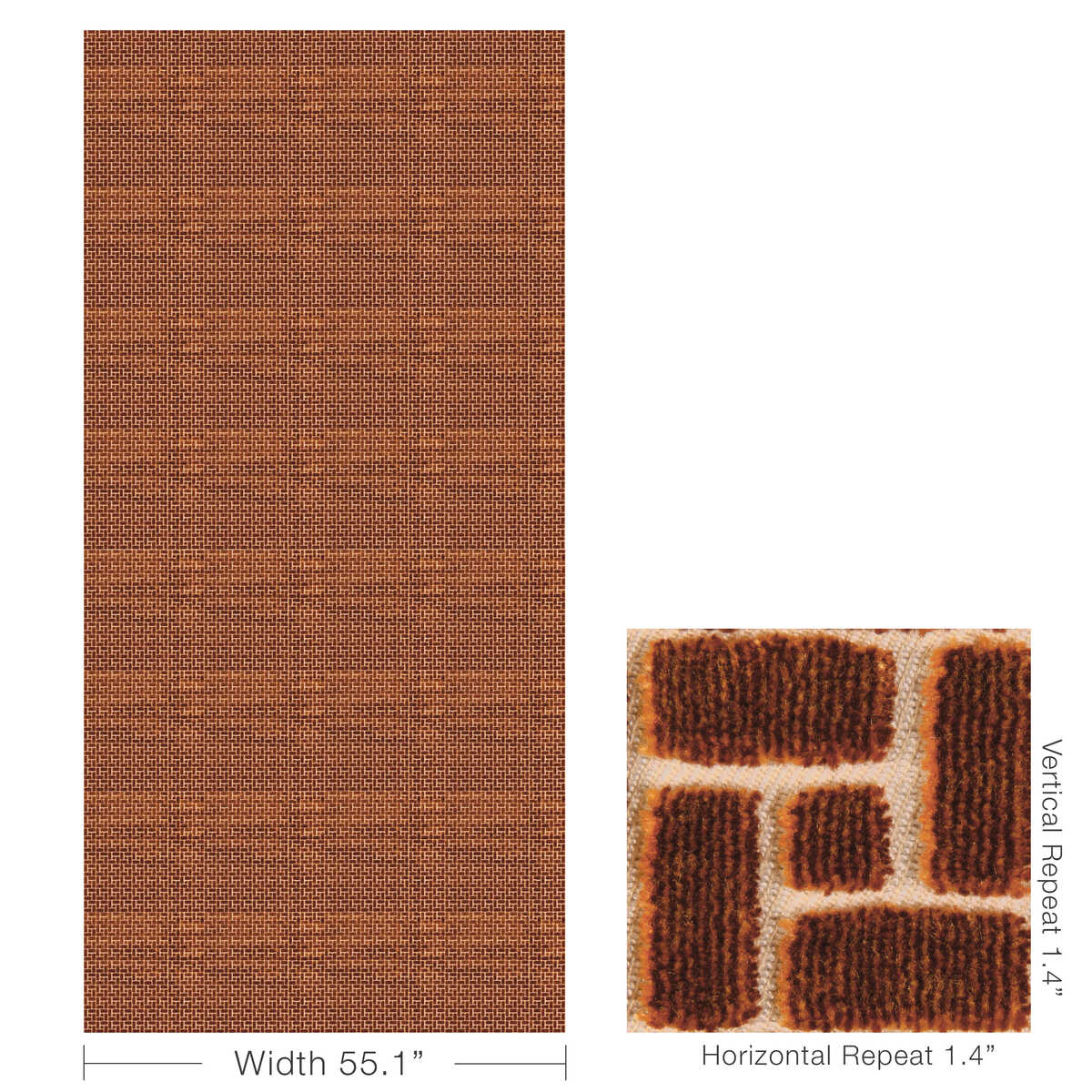 Fieldstone Velvet - Spice - LEE JOFA MODERN Fabric