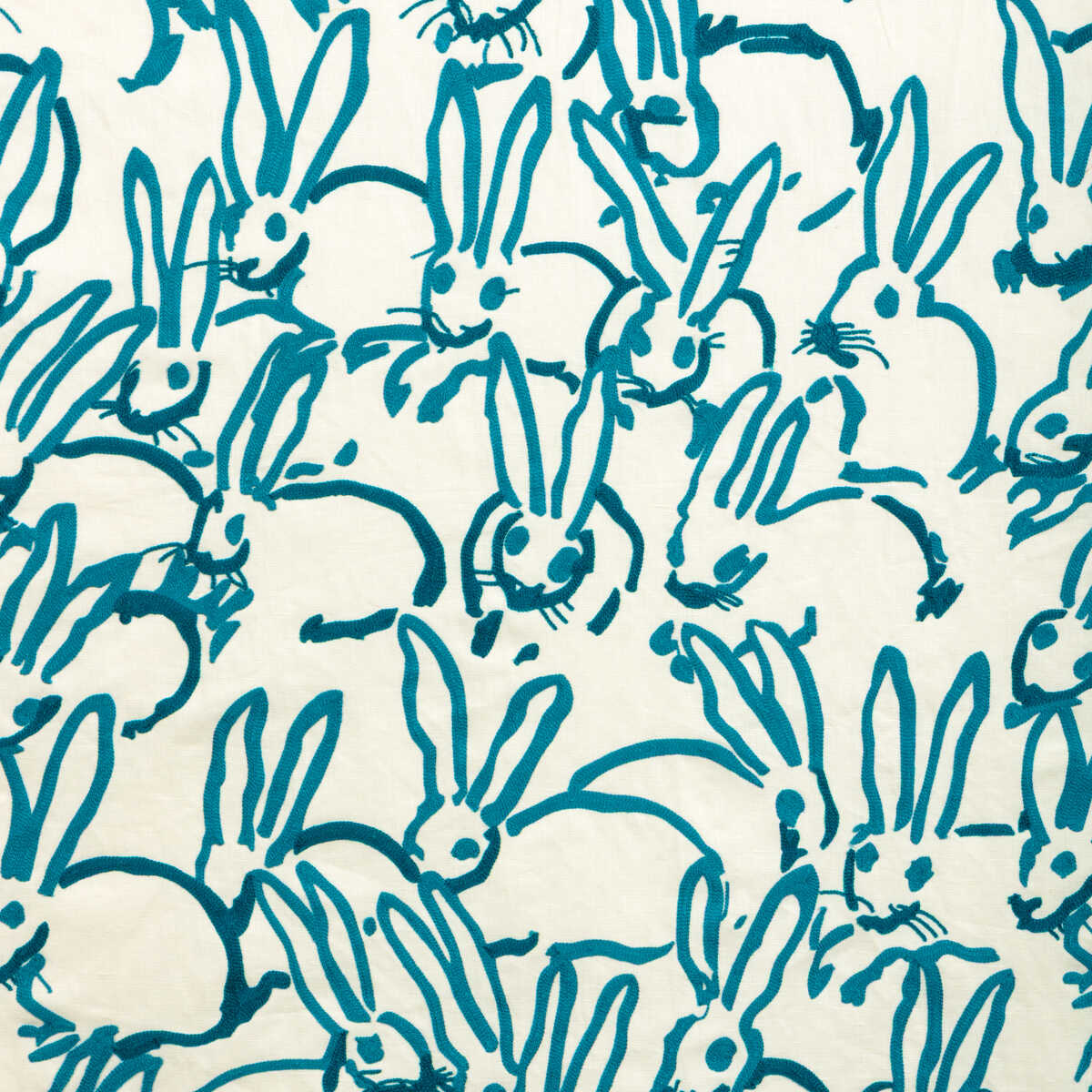 Hutch Crewel - Teal - LEE JOFA MODERN Fabric