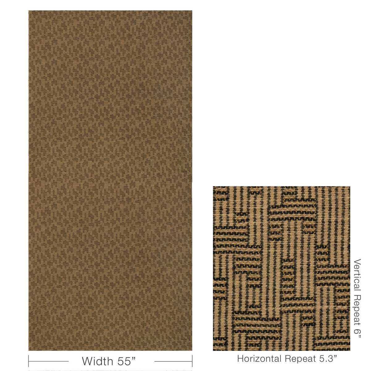 Orbis - Sesame/Tar - LEE JOFA MODERN Fabric