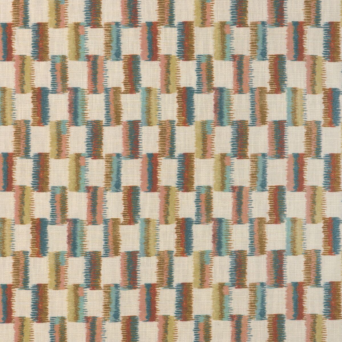 Brushstroke - Rust/Teal - Lee Jofa Modern Fabric