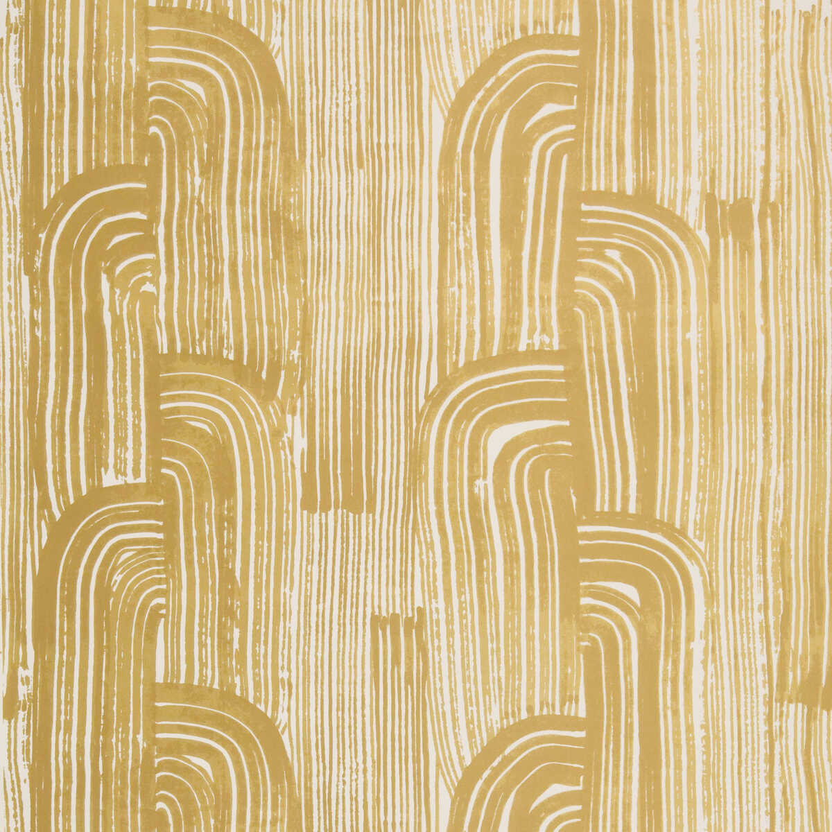 Crescent Paper - Gold/Ivory - LEE JOFA MODERN Wallpaper