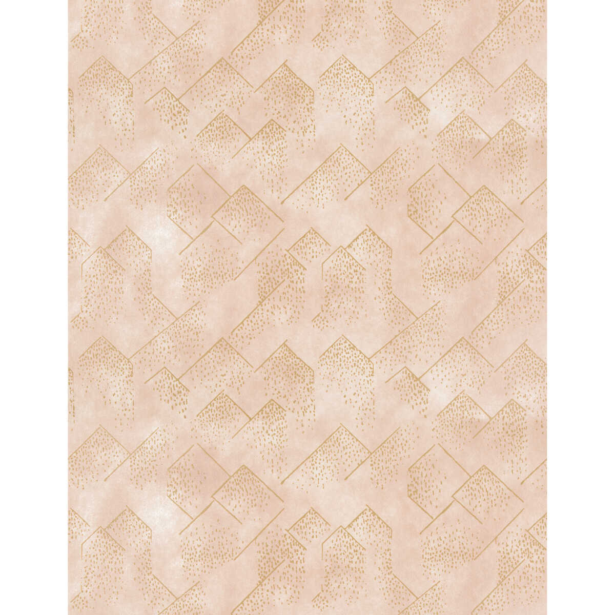 Brink Paper - Blush/Gold - LEE JOFA MODERN Wallpaper