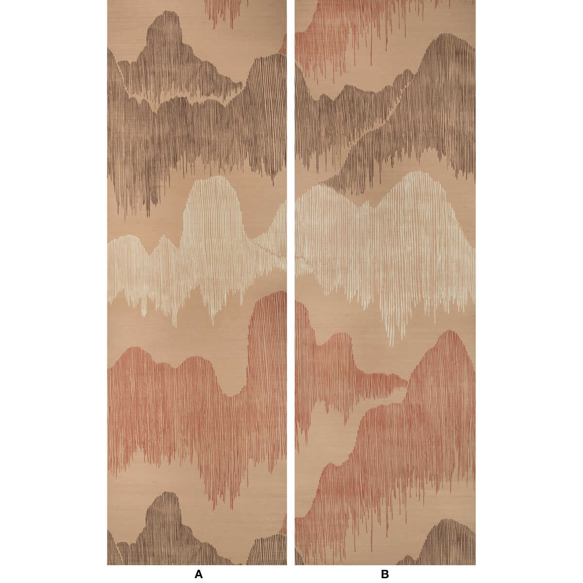 Cascadia Paper - Blush - LEE JOFA MODERN Wallpaper