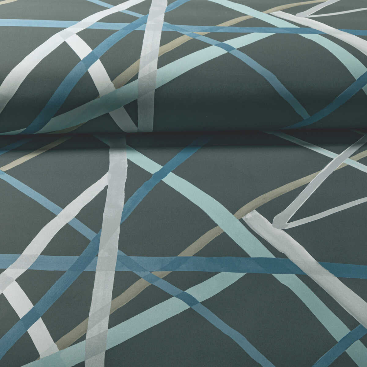 Simpatico Paper - Raven - LEE JOFA MODERN Wallpaper