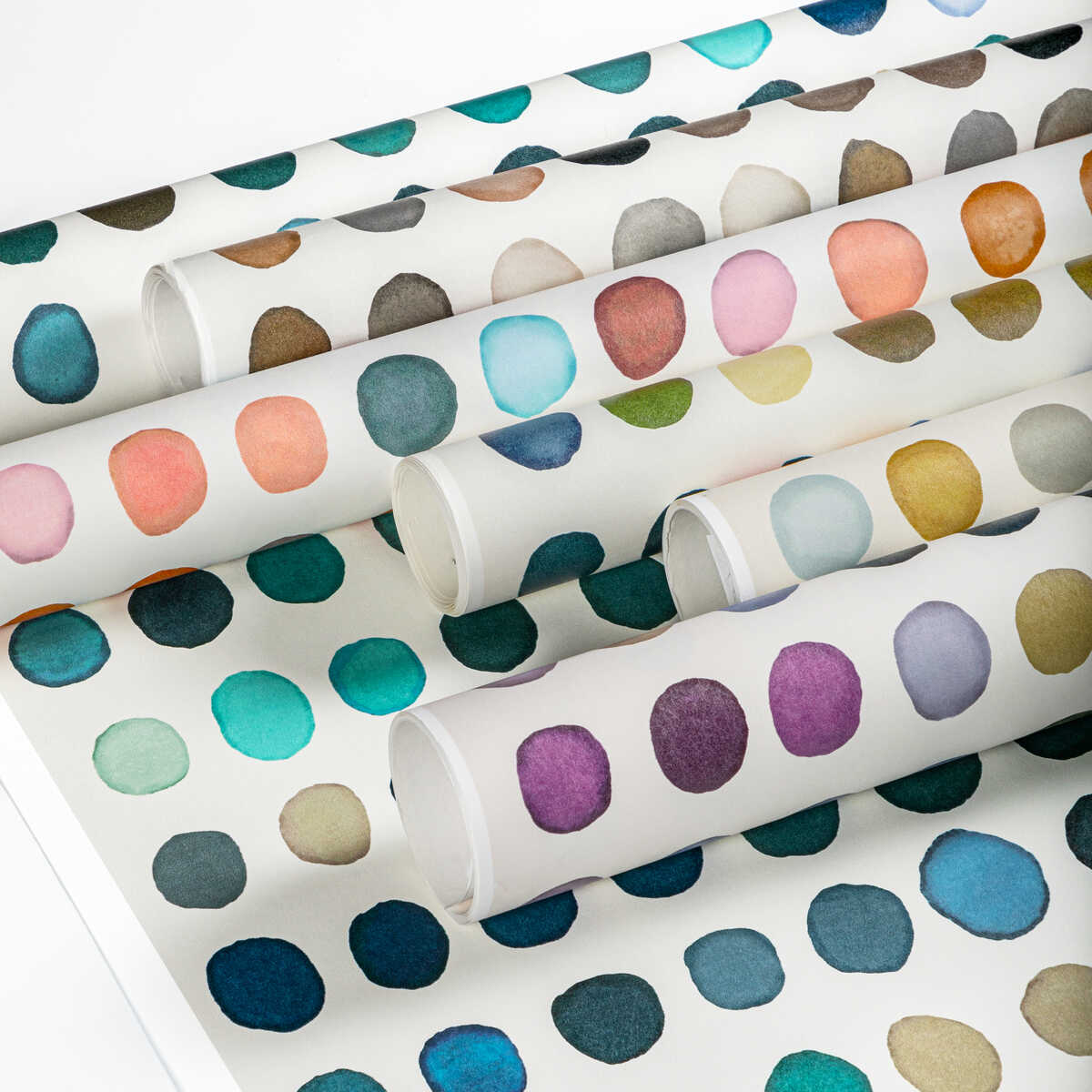 Twister Paper - Kiwi/Slate - LEE JOFA MODERN Wallpaper