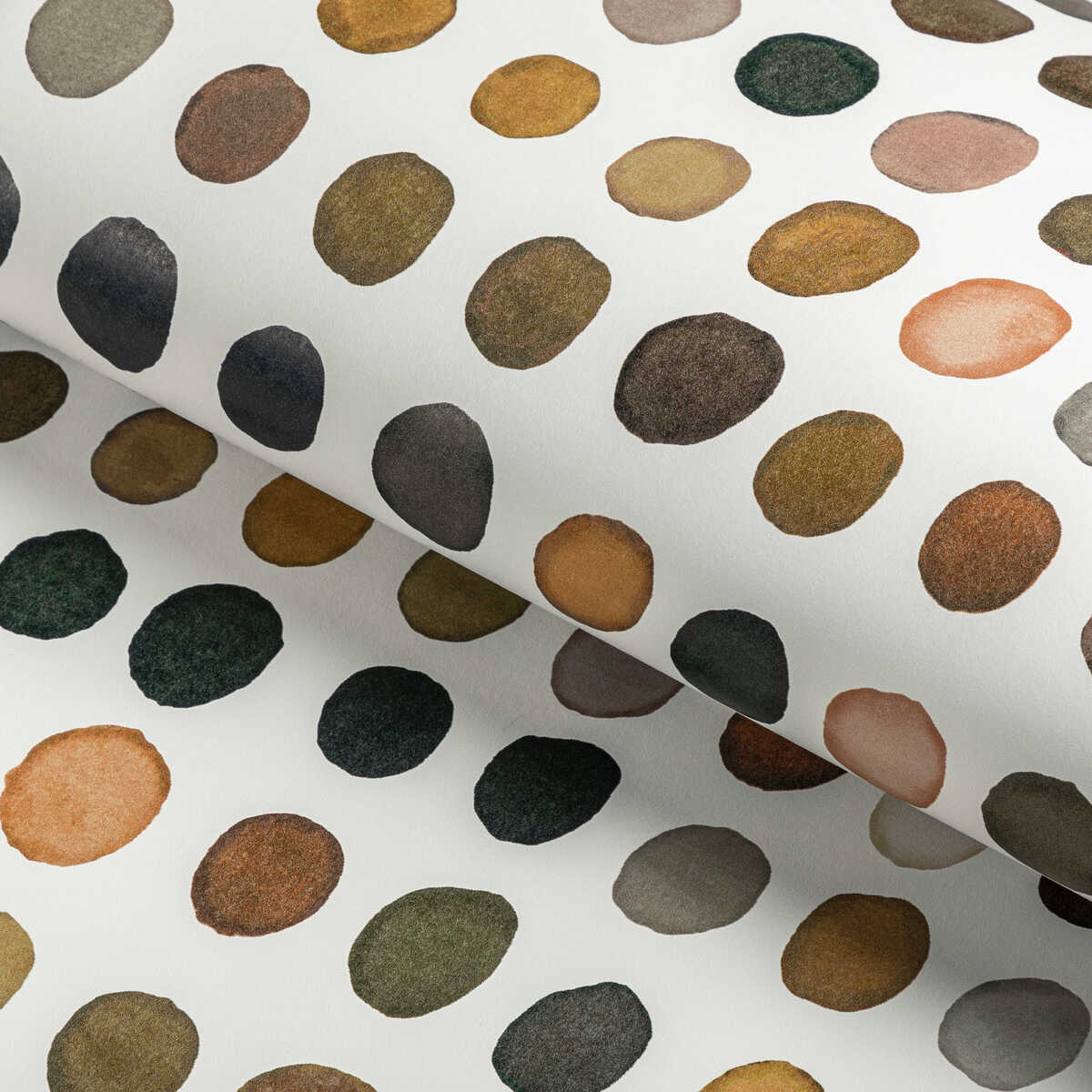Twister Paper - Tobacco/Noir - LEE JOFA MODERN Wallpaper