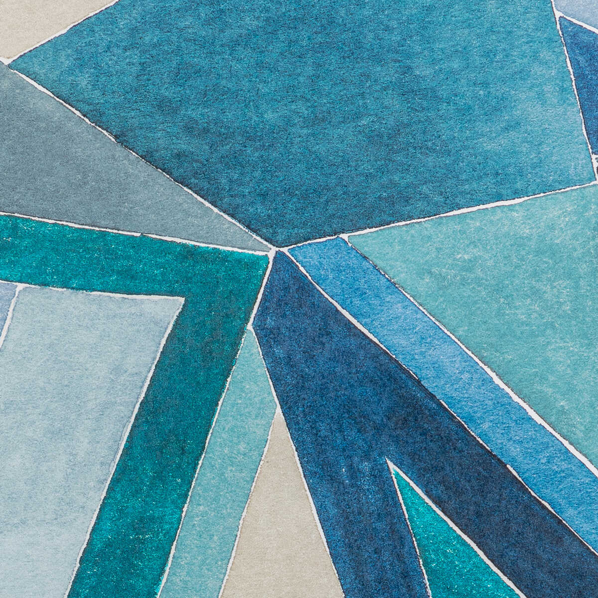 Roulade Paper - Navy/Teal - LEE JOFA MODERN Wallpaper