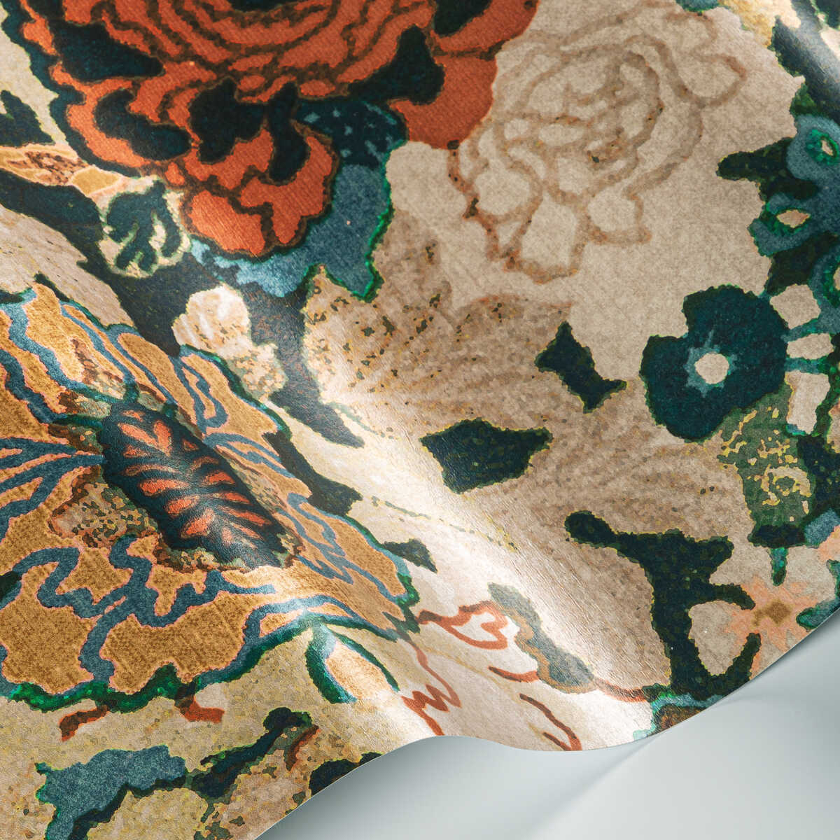 Arioso Paper - Sea/Spice - LEE JOFA MODERN Wallpaper