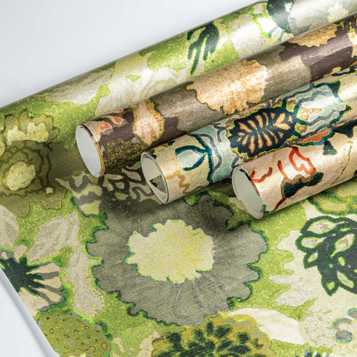 Arioso Paper - Sea/Spice - LEE JOFA MODERN Wallpaper