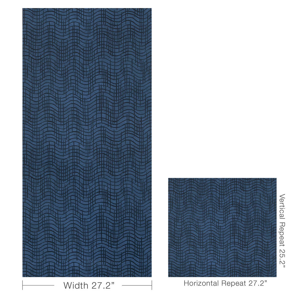 Dada Paper - Denim - LEE JOFA MODERN Wallpaper