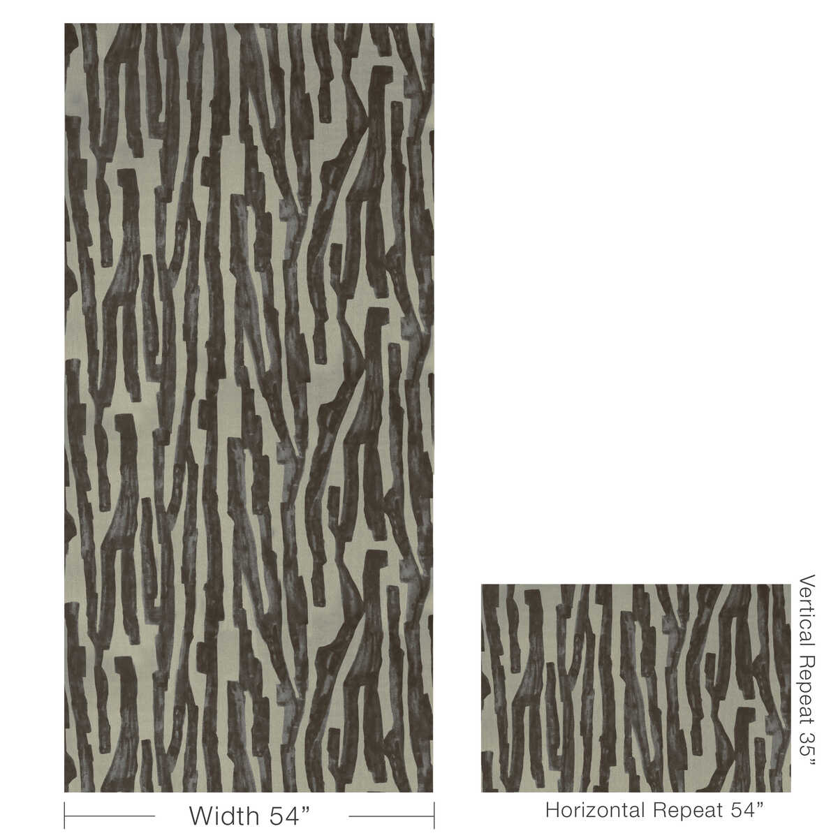Intargia Paper - Raven - LEE JOFA MODERN Wallpaper