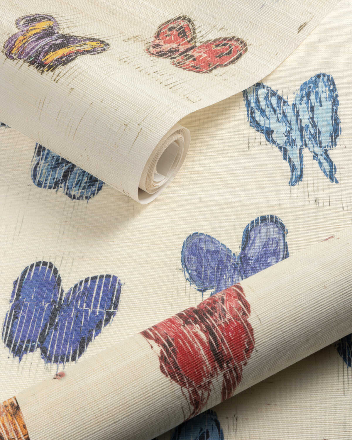 Flutter Sisal - Rainbow - LEE JOFA MODERN Wallpaper