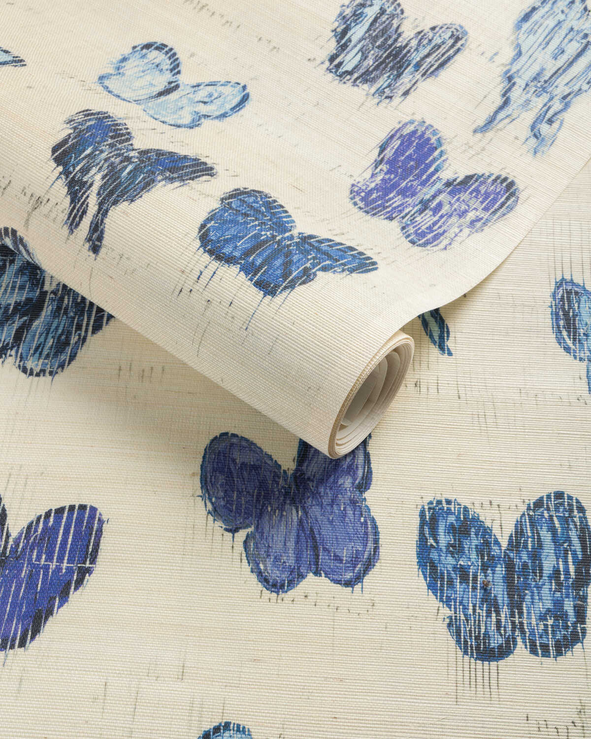 Flutter Sisal - The Blues - LEE JOFA MODERN Wallpaper
