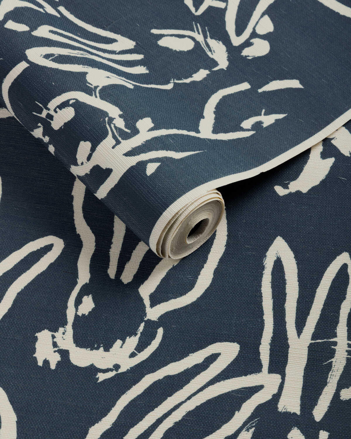 Hula Sisal - Navy - LEE JOFA MODERN Wallpaper