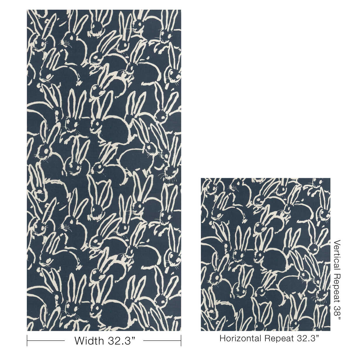 Hula Sisal - Navy - LEE JOFA MODERN Wallpaper