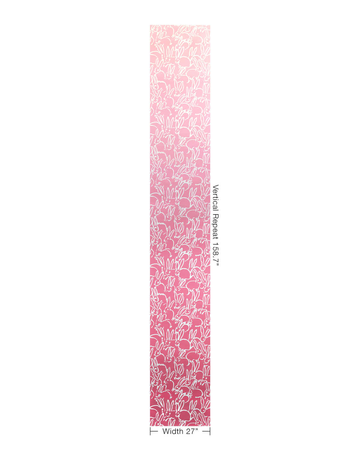 Hutch Ombre Paper - Pink - LEE JOFA MODERN Wallpaper
