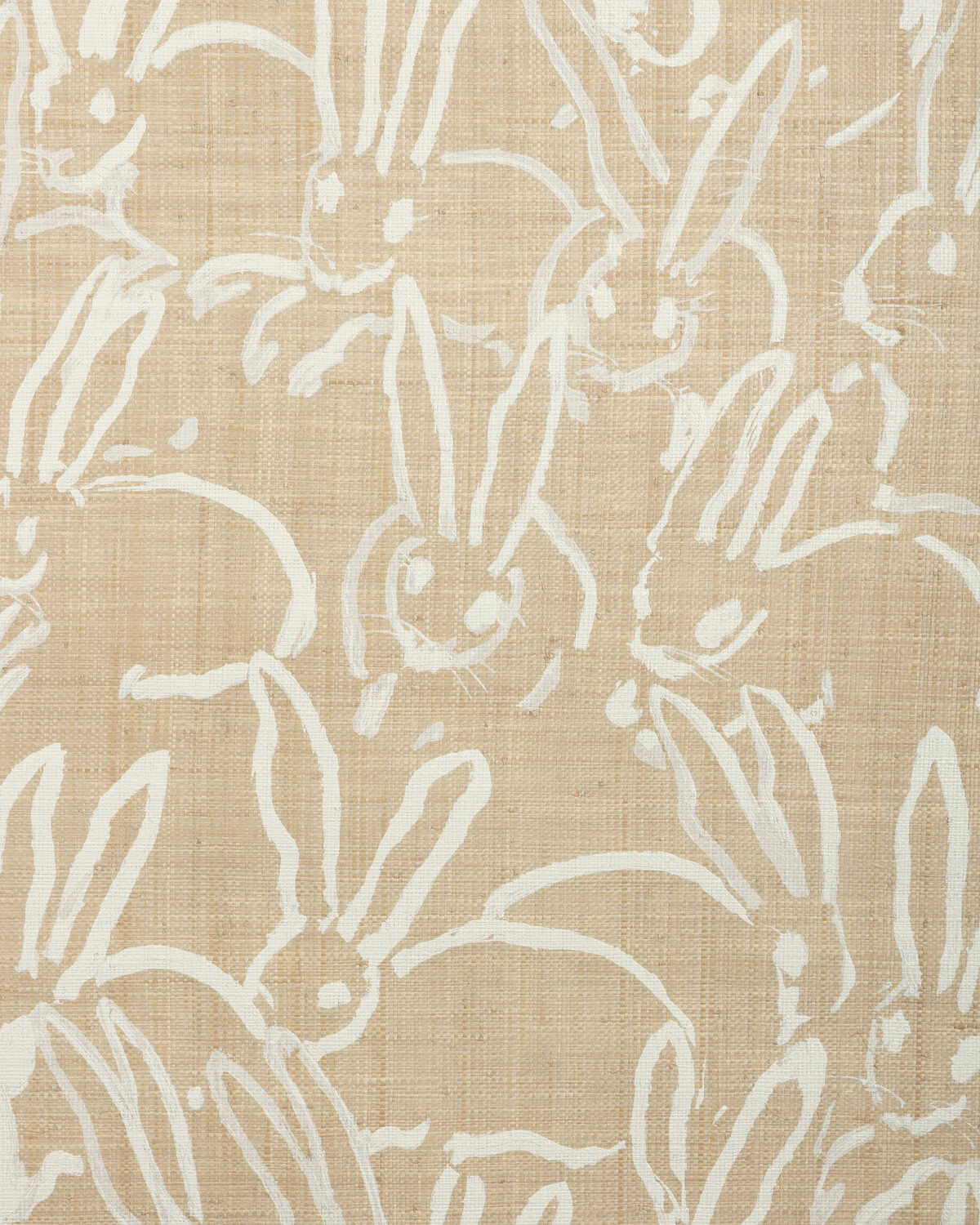 Hutch Raffia - Ivory - LEE JOFA MODERN Wallpaper