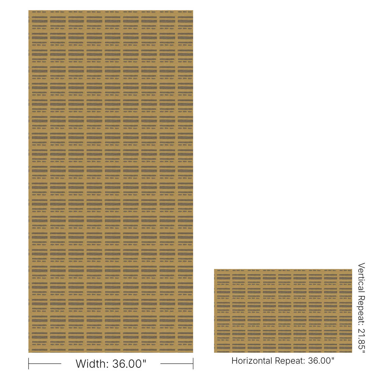 Sift Wc - Citron/Charcoal - LEE JOFA MODERN Wallpaper