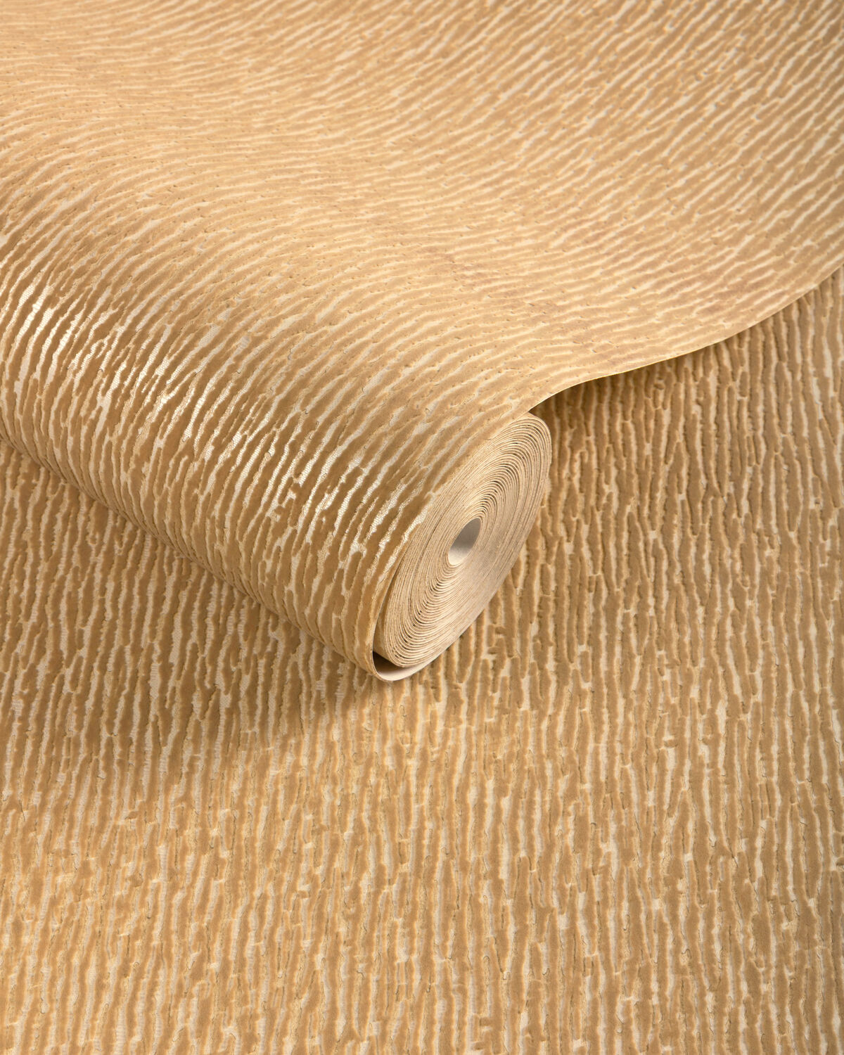 Maia Flock Wc - Sand - Lee Jofa Wallpaper