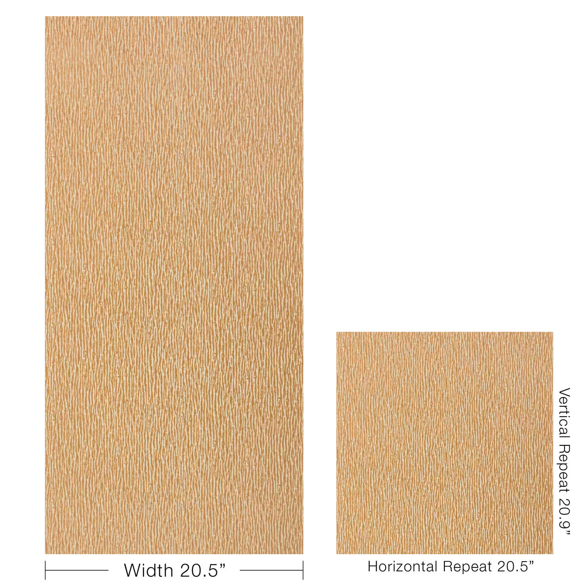 Maia Flock Wc - Sand - Lee Jofa Wallpaper