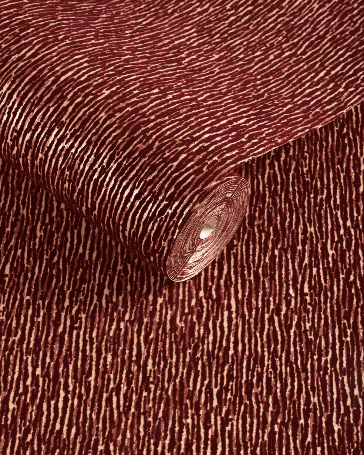 Maia Flock Wc - Garnet - Lee Jofa Wallpaper